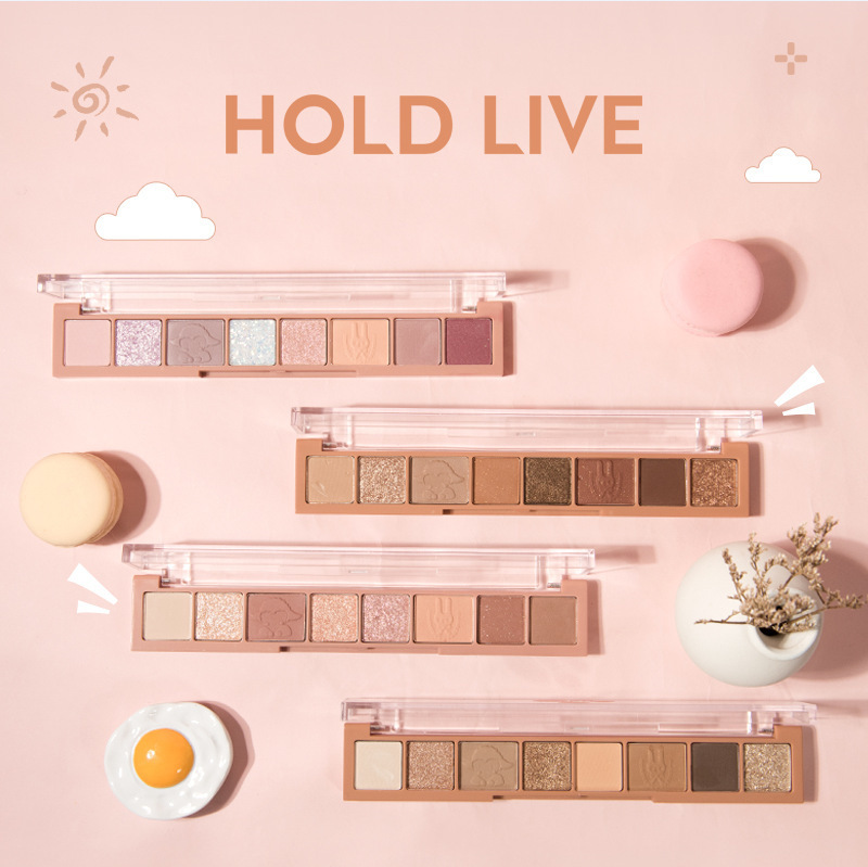 HOLDLIVE PHẤN MẮT 8 Ô HỘP DÀI FINGER TIPS