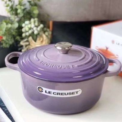 Nồi Gang Le Creuset 24cm Đủ Màu Phủ Gốm Tráng Men Dùng Được Bếp Từ