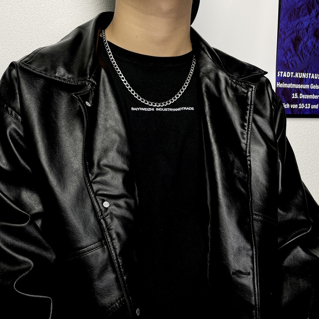 Vòng cổ Thép Titan Thiết Kế Đơn Giản Đa Năng Thời Trang Cho Cặp Đôi