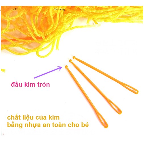 Chậu hoa 8 bông handmade RÈN LUYỆN SỰ KHÉO LÉO làm quà tặng cho bé