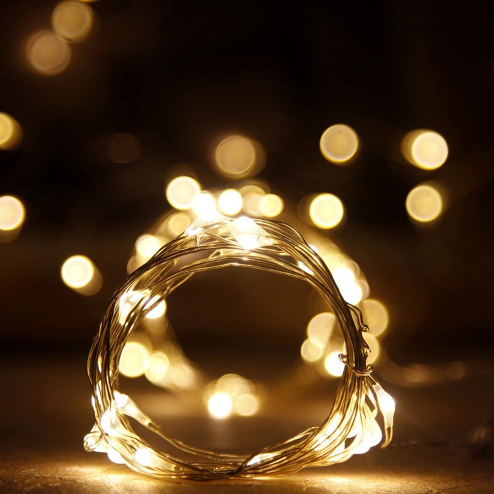 Dây đồng LED Dây đèn Đèn cổ tích để trang trí đám cưới năm mới Giáng sinh