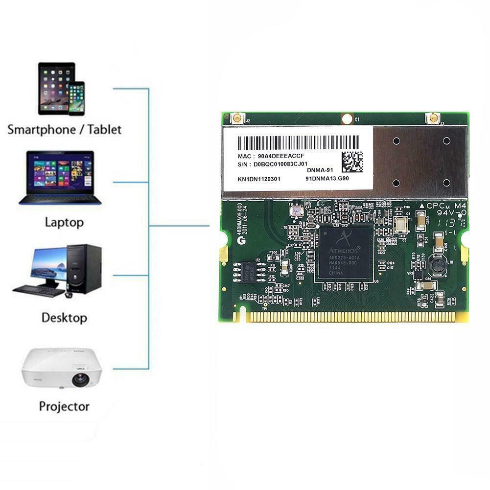 Thẻ Wifi Wlan 300m 802.11 B / G / N Ar9223 Mini Cho Acer B Toshiba Dell Ba Q6l6