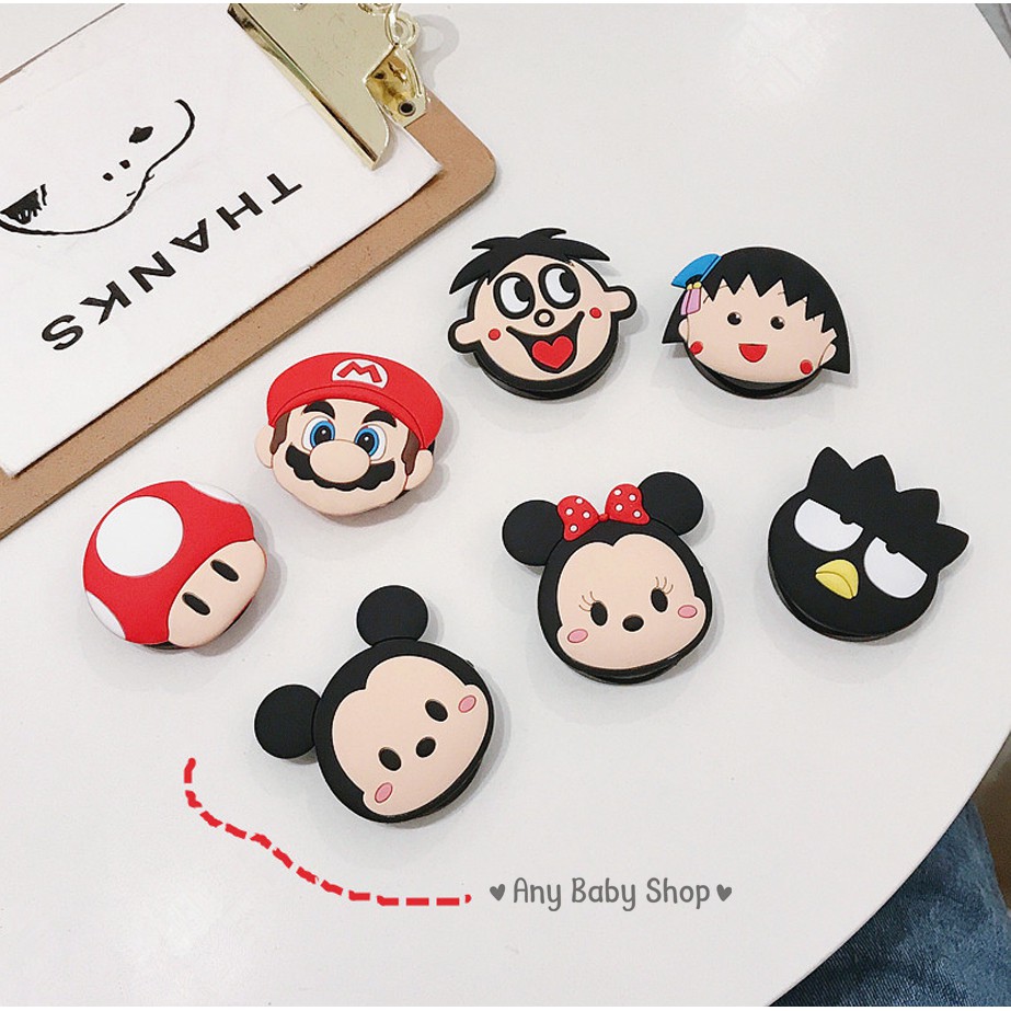 Nhẫn,giá đỡ điện thoại PopSockets 2019 đa năng hình 3D siêu cute (được chọn mẫu-hàng có sẵn)