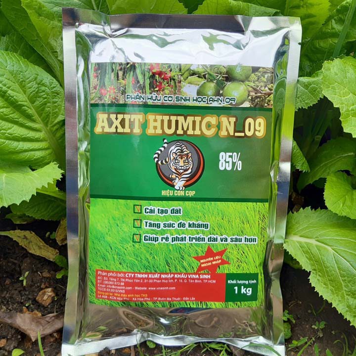 AXIT HUMIC 1Kg Giải Độc Hữu Cơ, Kích Rễ, Tăng Đề Kháng Sâu Bệnh