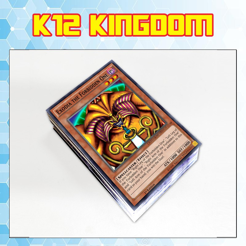 Bài Yugioh ❤️FREESHIP❤️ Thẻ bài Yugioh Exodia Legendary deck 42 lá