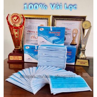 Combo 10 hộp khẩu trang 5 lớp nam anh cao cấp