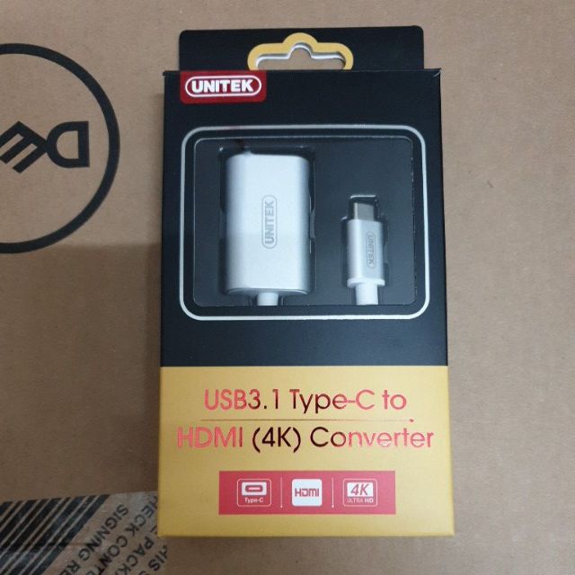 Usb3.1 Type-C to HDMI 4K Unitek Y-6316