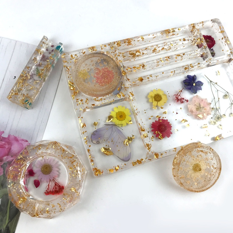 1 Bộ Dụng Cụ Khuôn Silicone Làm Đồ Trang Sức