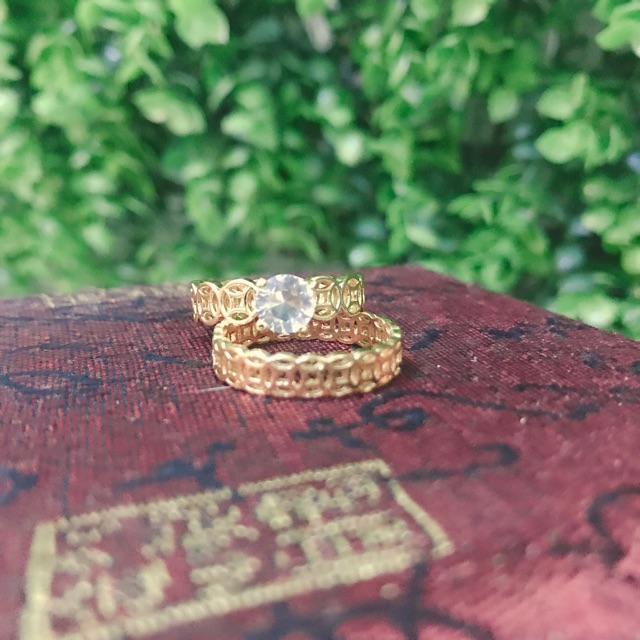 Nhẫn Kim Tiền Đính Đá