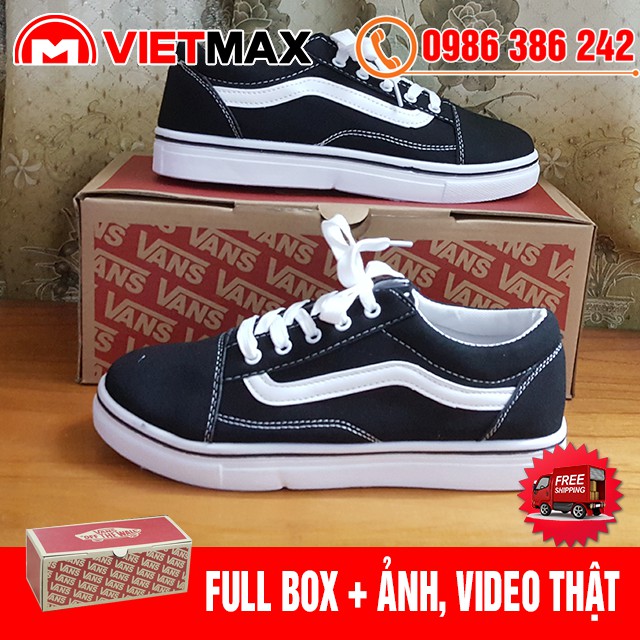 🎁 [FREE SHIP + BOX] Thanh Lý Giày Thể Thao Đen Trắng Hàng Chất Lượng