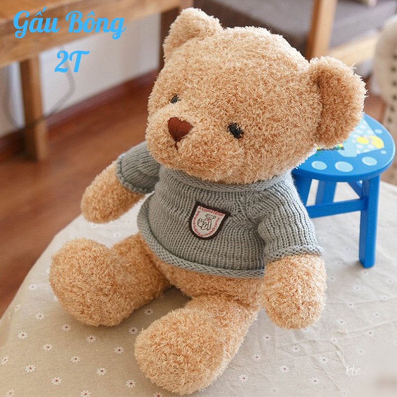 Set 01 Gấu Bông Teddy Bear Kèm Hộp Size Nhỏ Siêu Dễ Thương Dùng Làm Quà Tặng.