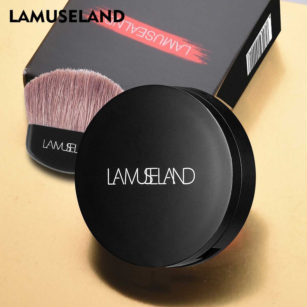 Phấn má hồng LAMUSELAND LAS301 kèm cọ tiện dụng 30g