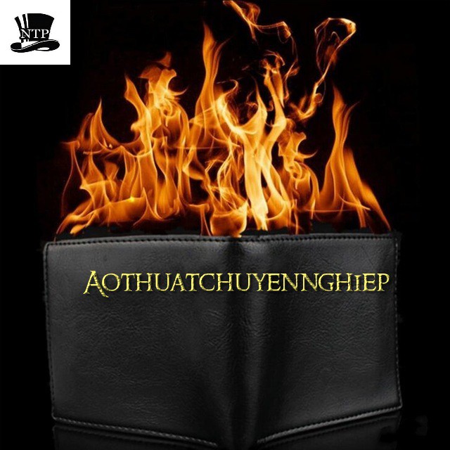 [FREE SHIP] Ảo thuật bóp lửa , ví lửa (Loại Mỹ) - Fire Wallet