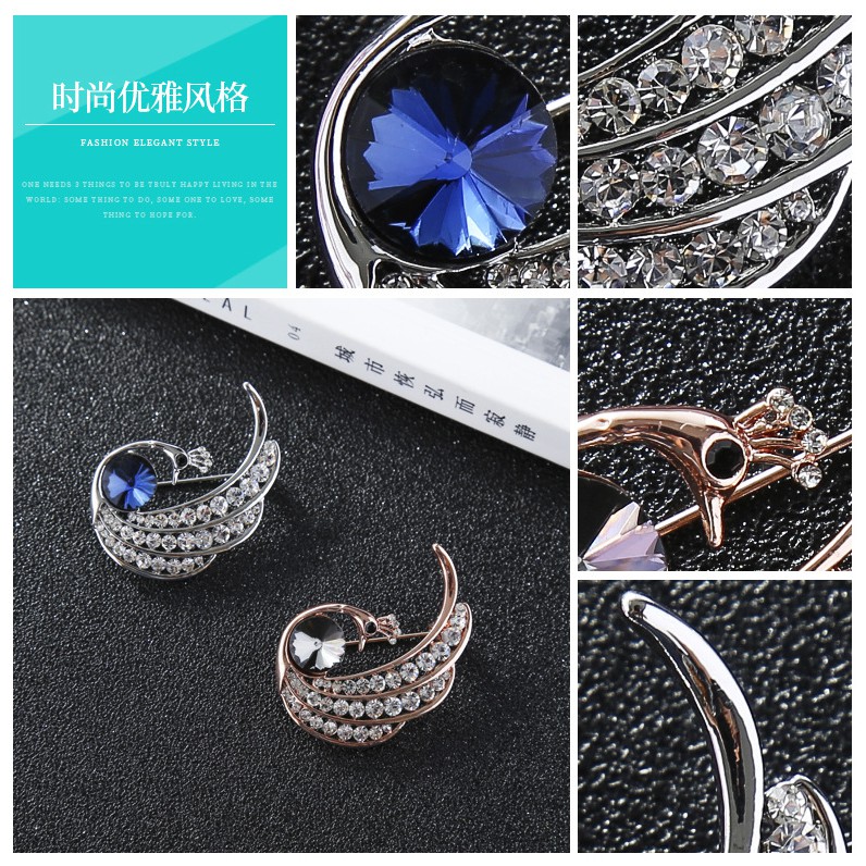 Bộ sưu tập cài áo hình công đính đá mang lại may mắn GC297 và các mẫu khác