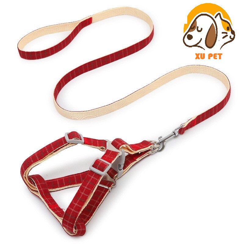Dây Dắt Chó Kèm Yếm Đeo Mẫu Mới ( Dành Cho Chó Từ 1.5 - 20Kg )