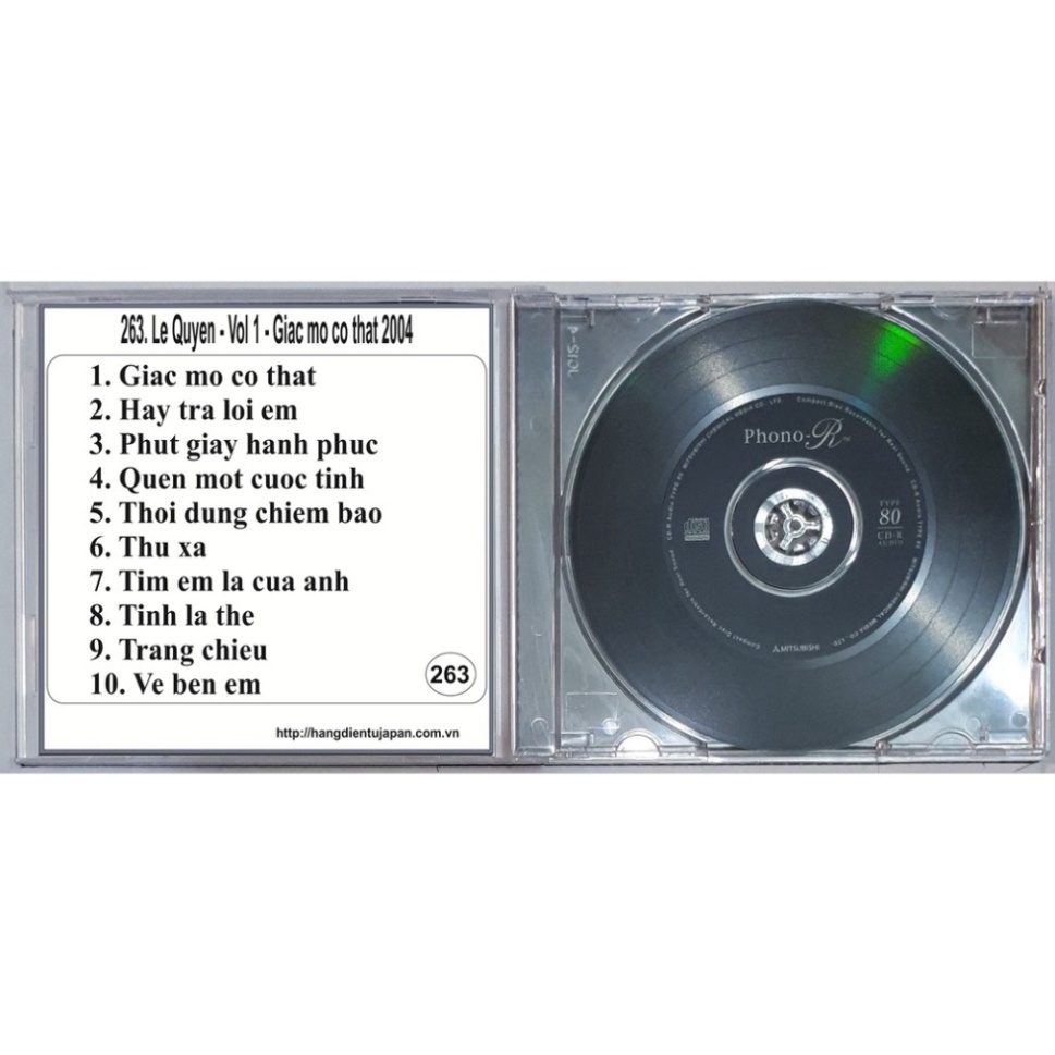Bộ 8 CD lệ quyên như hình