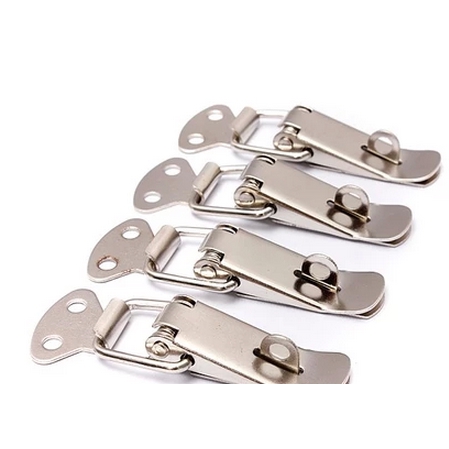 10 pcs Boxes Case Closure Hasp  Button Nose  Box Toggle Latch  Duck Mouth Buckle