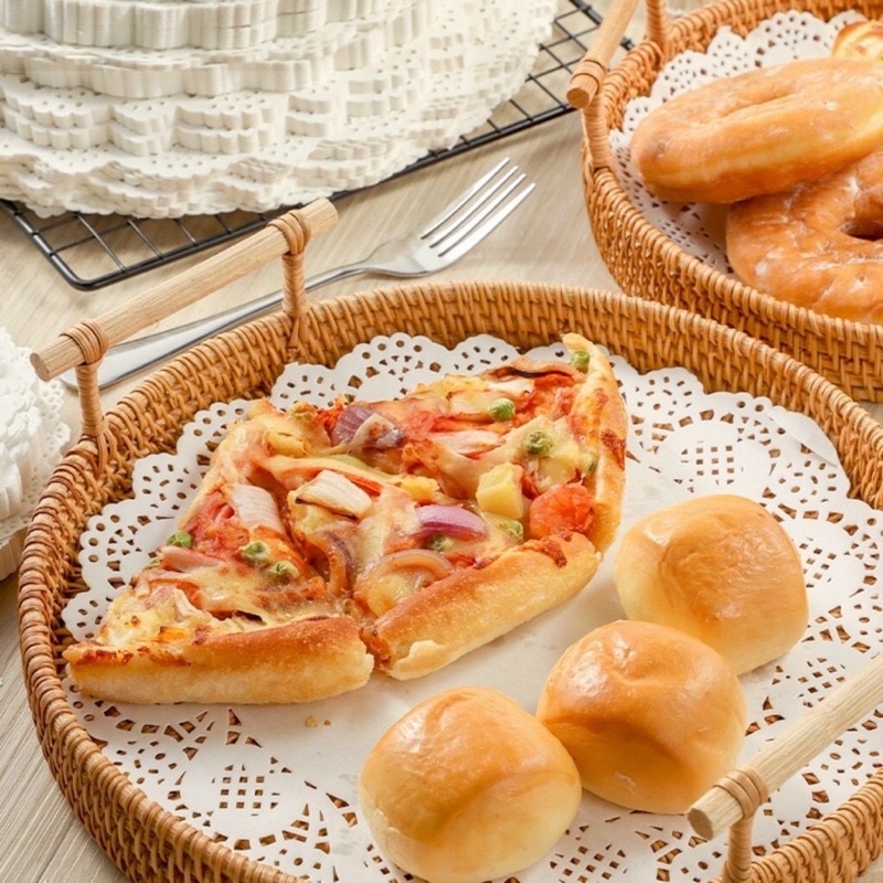 150 Tờ Giấy nến thấm dầu ăn size 21 cm chịu nhiệt chống thấm hiệu quả