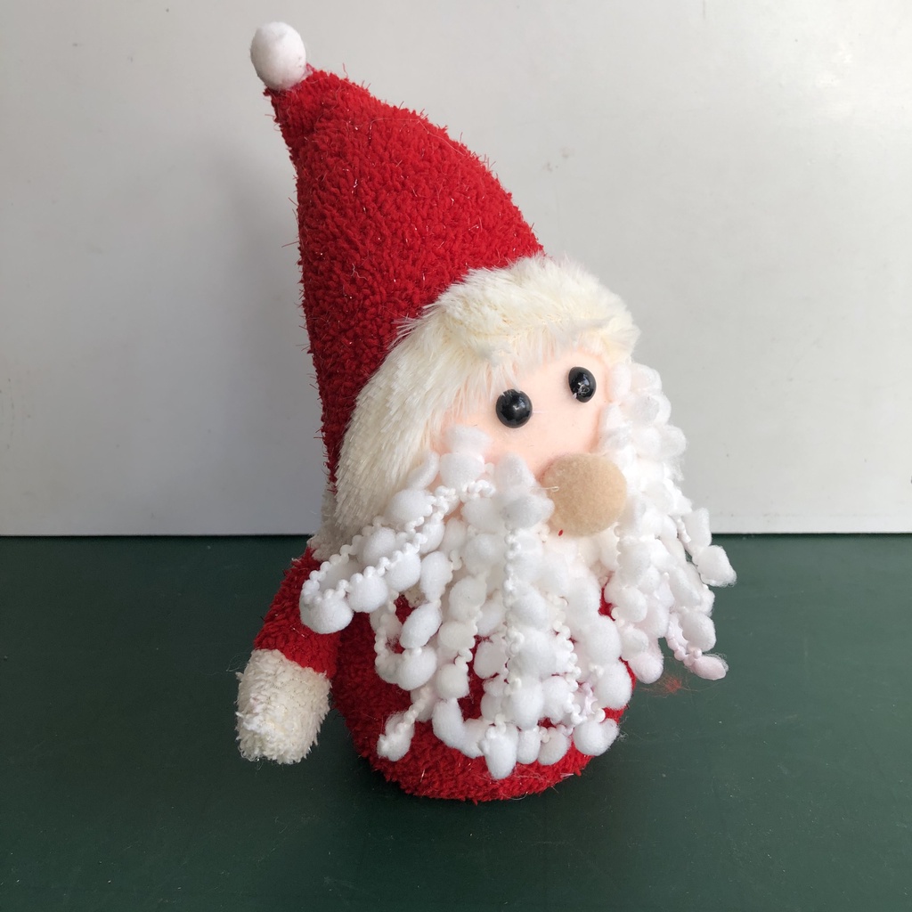 Ông già Noel trang trí Giáng sinh cao 22cm treo cây thông và để bàn