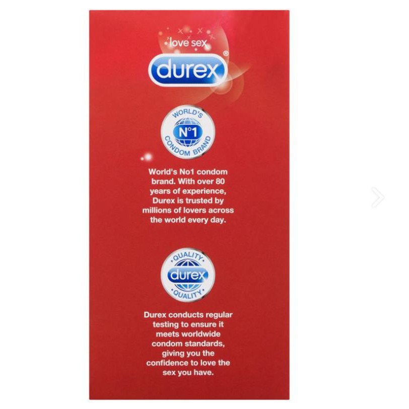 Bao cao su durex hộp 30 chiếc