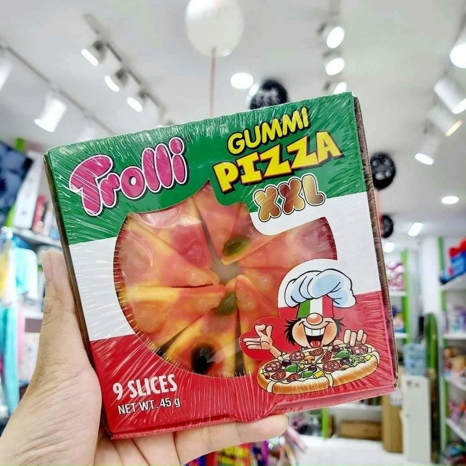 Kẹo dẻo Trolli Pizza XXL hộp lớn 45gr