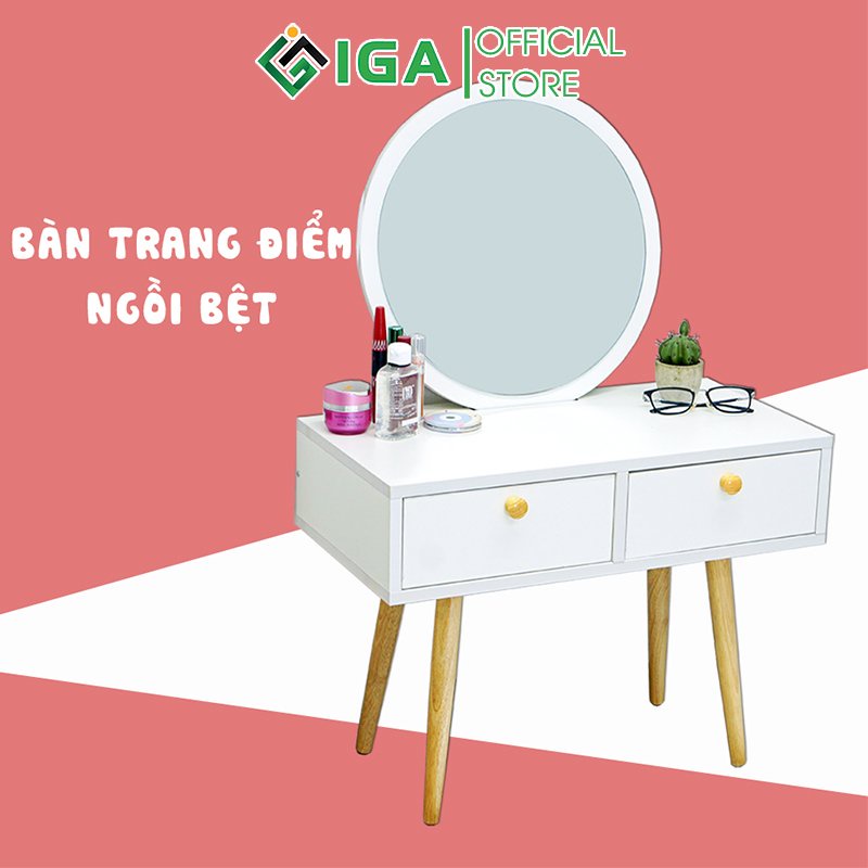 Bàn trang điểm ngồi bệt, Bàn trang điểm mini có gương