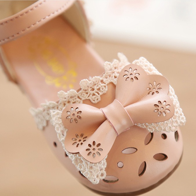 giày công chúa bé gái size 15-25 da mềm