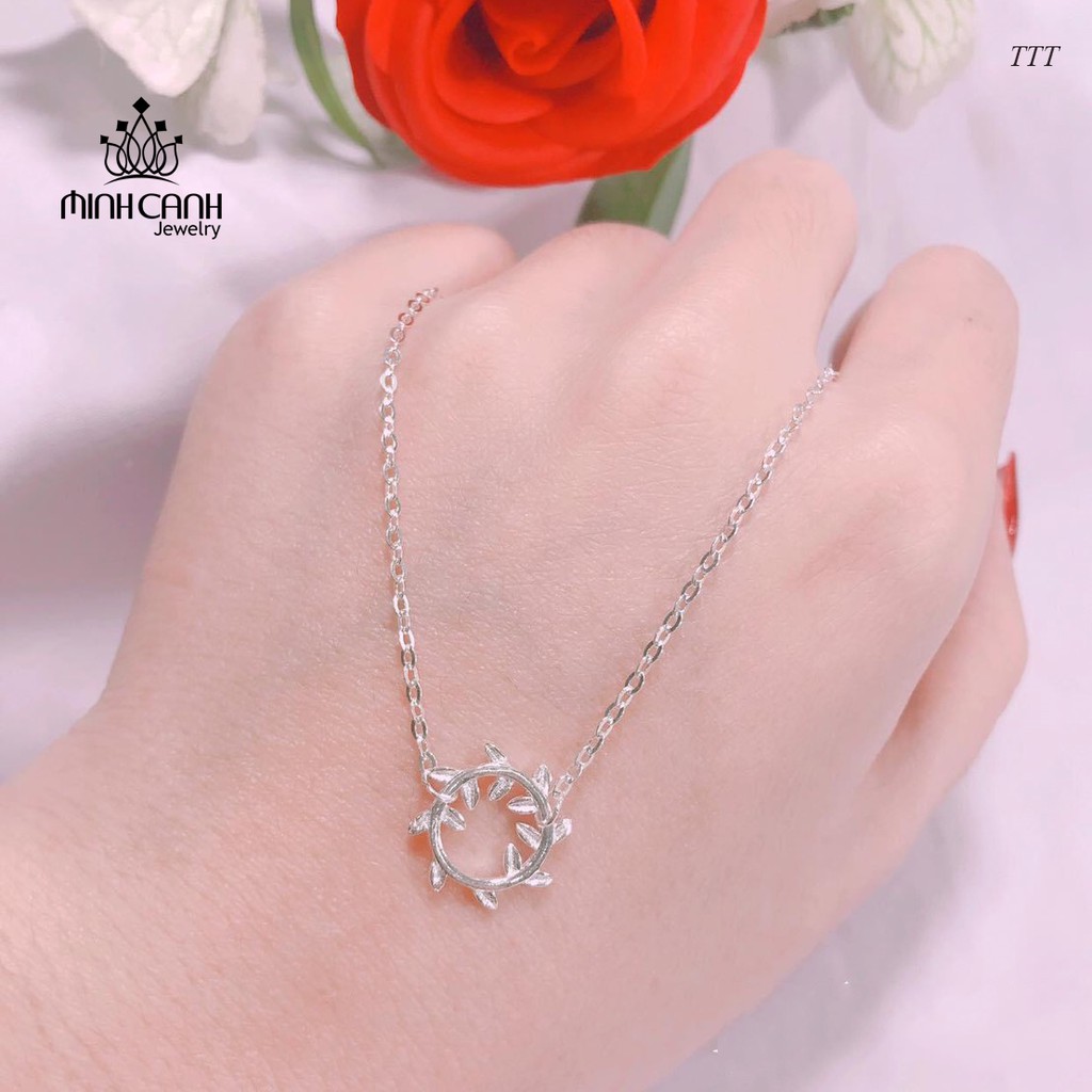 Dây Chuyền Vòng Nguyệt Quế Bạc Ta - Minh Canh Jewelry