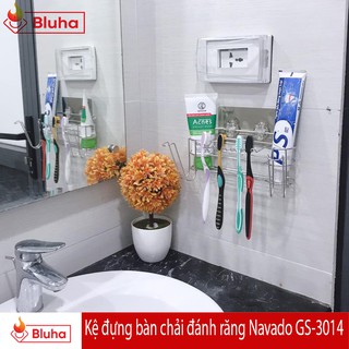Kệ đựng bàn chải đánh răng dán tường Navado GS-3014