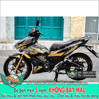 Tem rời winner x đen nhám gtr -1