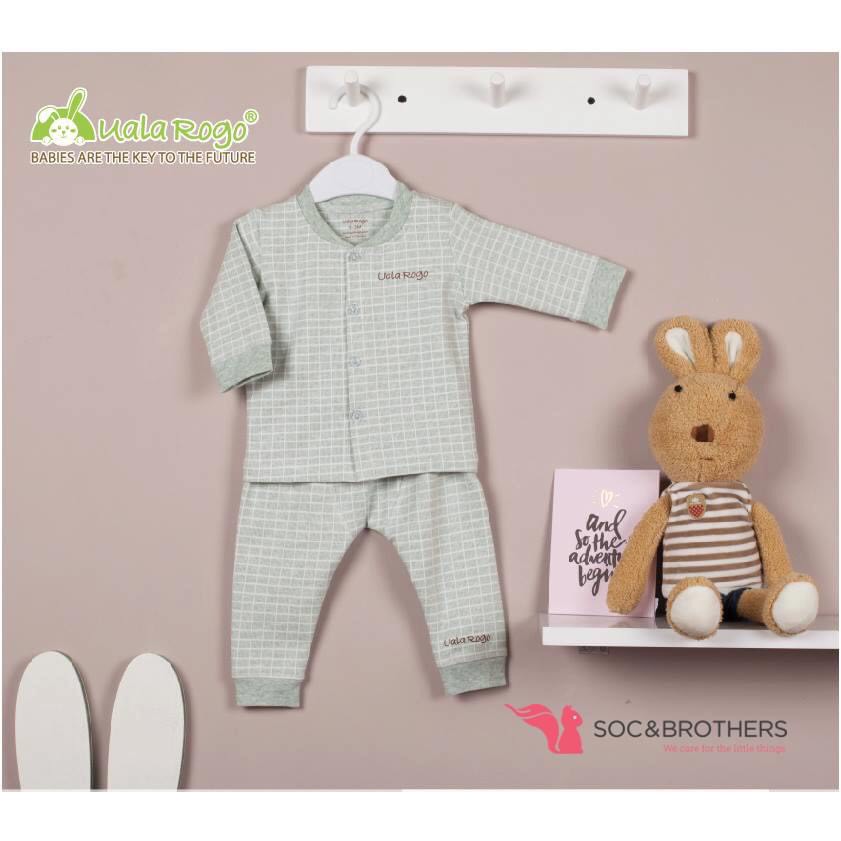 Bộ quần áo uala rogo sọc xanh ( bầu blackmore)