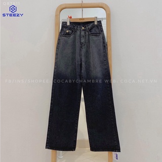 Quần jeans loang đen cúc túi mã 7811