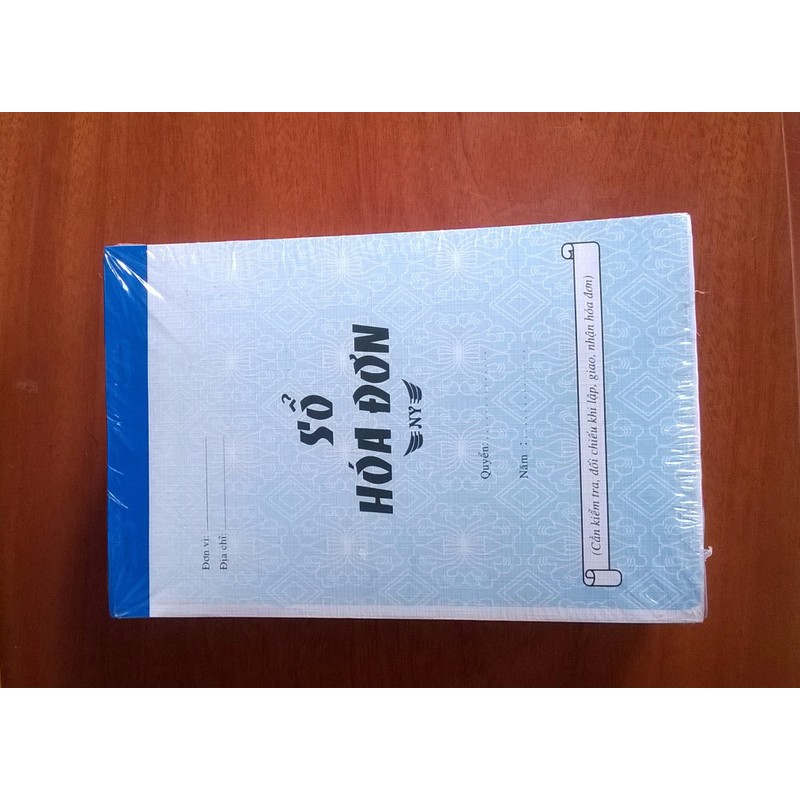 Hóa Đơn Bán Lẻ 1 Liên - 1 Cuốn 12x20 , sổ hoá đơn trắng dày đẹp có rãnh xé