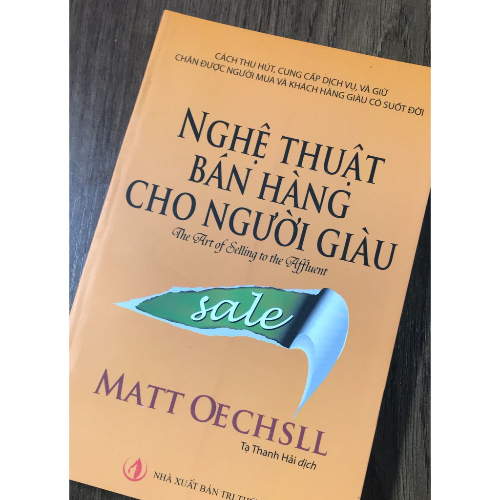 Sách - Nghệ Thuật Bán Hàng Cho Người Giàu | BigBuy360 - bigbuy360.vn