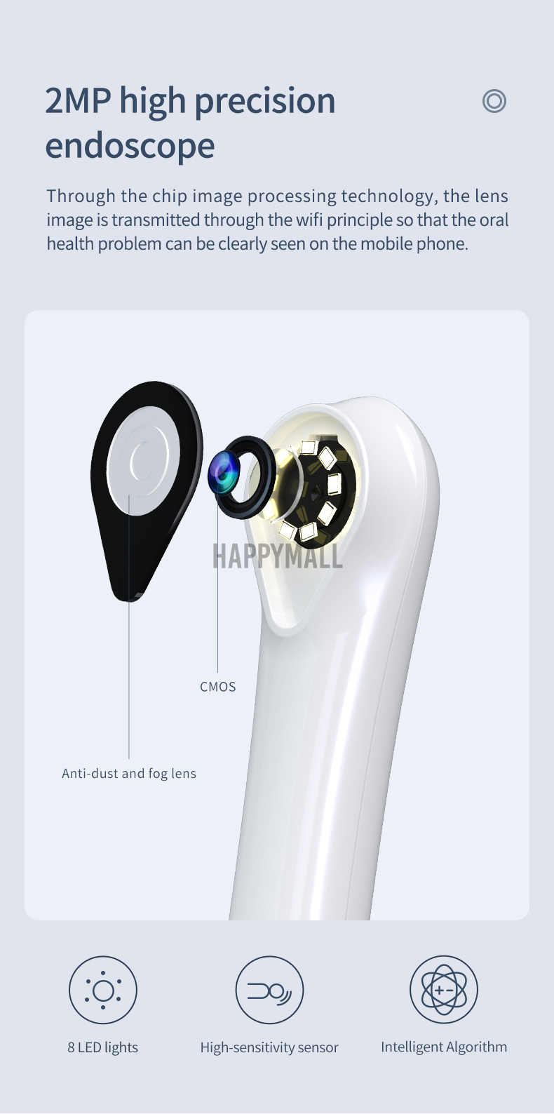 Camera T5-Ypc 2mp Tích Hợp Đèn Led 8 Bóng Ip67 Không Dây Thông Minh Chống Nước