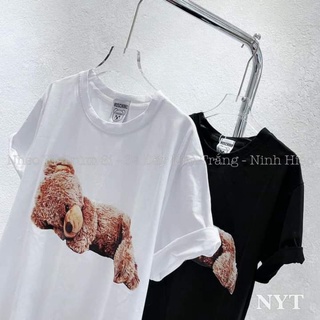 Áo phông cotton in hình Gấu 5D
