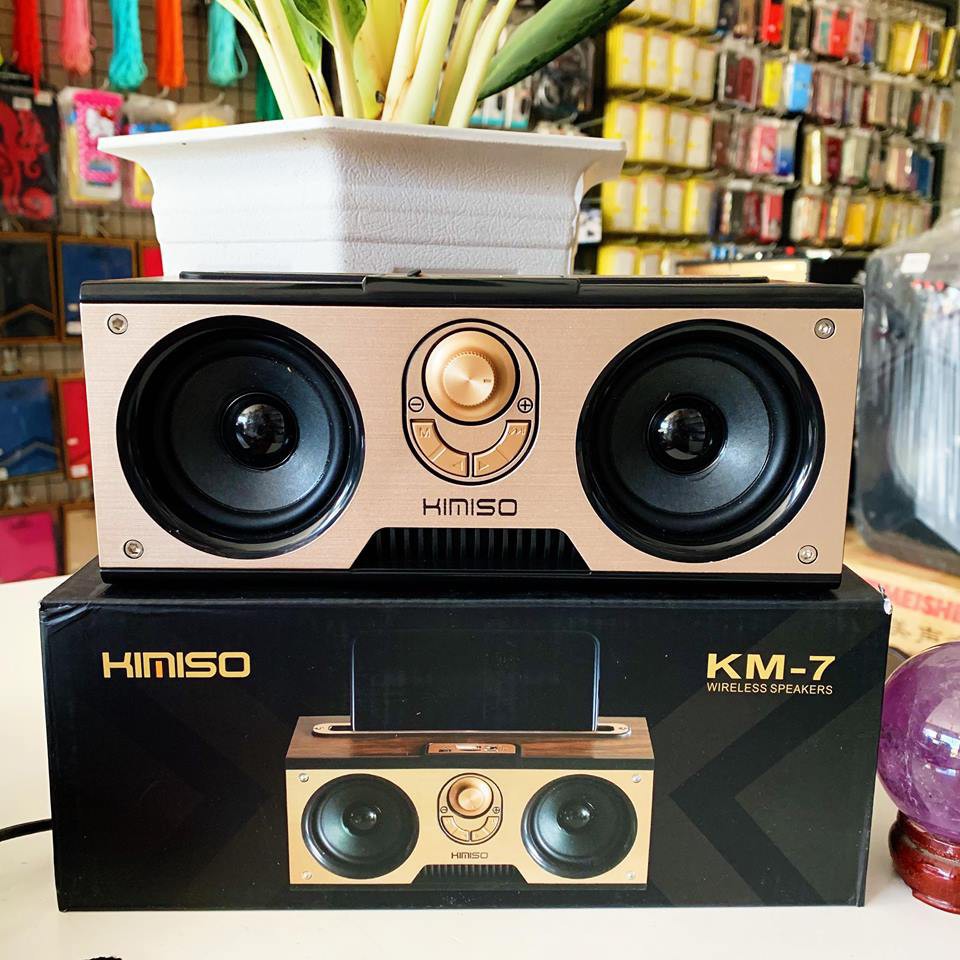 ( XẢ KHO BÁN LỖ ) Loa Bluetooth Suntek Kimiso KM-7 Kiêm Giá Đỡ Điện Thoại Nhiều Chức Năng Cao Cấp - Nghe Cực Hay