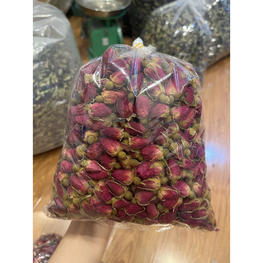 ✅Sỉ 500gram, 1kg Nụ Hoa Hồng Đà Lạt Sấy Khô  Hỗ Trợ Đẹp Da, Ngủ Ngon, Tiêu Hóa Tốt