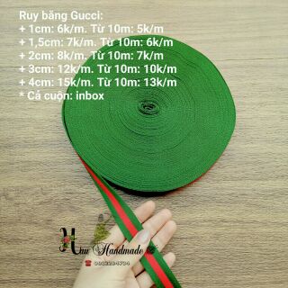 Ruy băng gucci trơn