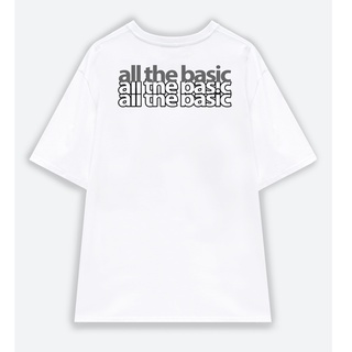 Áo thun ALL THE BASIC Unisex Form rộng oversize Vải cotton | 01XE0005