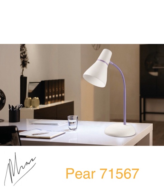 Đèn bàn Pear 71567 sử dụng bóng đui E27 (Bao gồm bóng Led Bulb Mycare 6w) |Philips chính hãng|