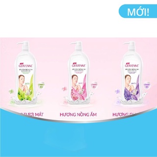 Sữa tắm trắng da hương nước hoa Goas't Milk & Green Lily 900g Gervenne LIU GIỮ HƯƠNG THƠM LÂU -CHO LÀN DA MỀM MẠI