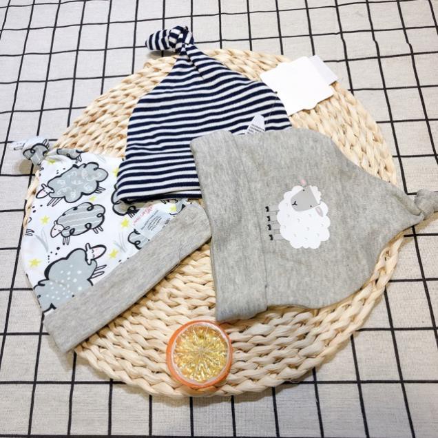 XẢ KHO SET 3 MŨ MOMCARE THẮT NÚT