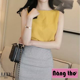 Áo cổ thuyền sát nách sang trọng