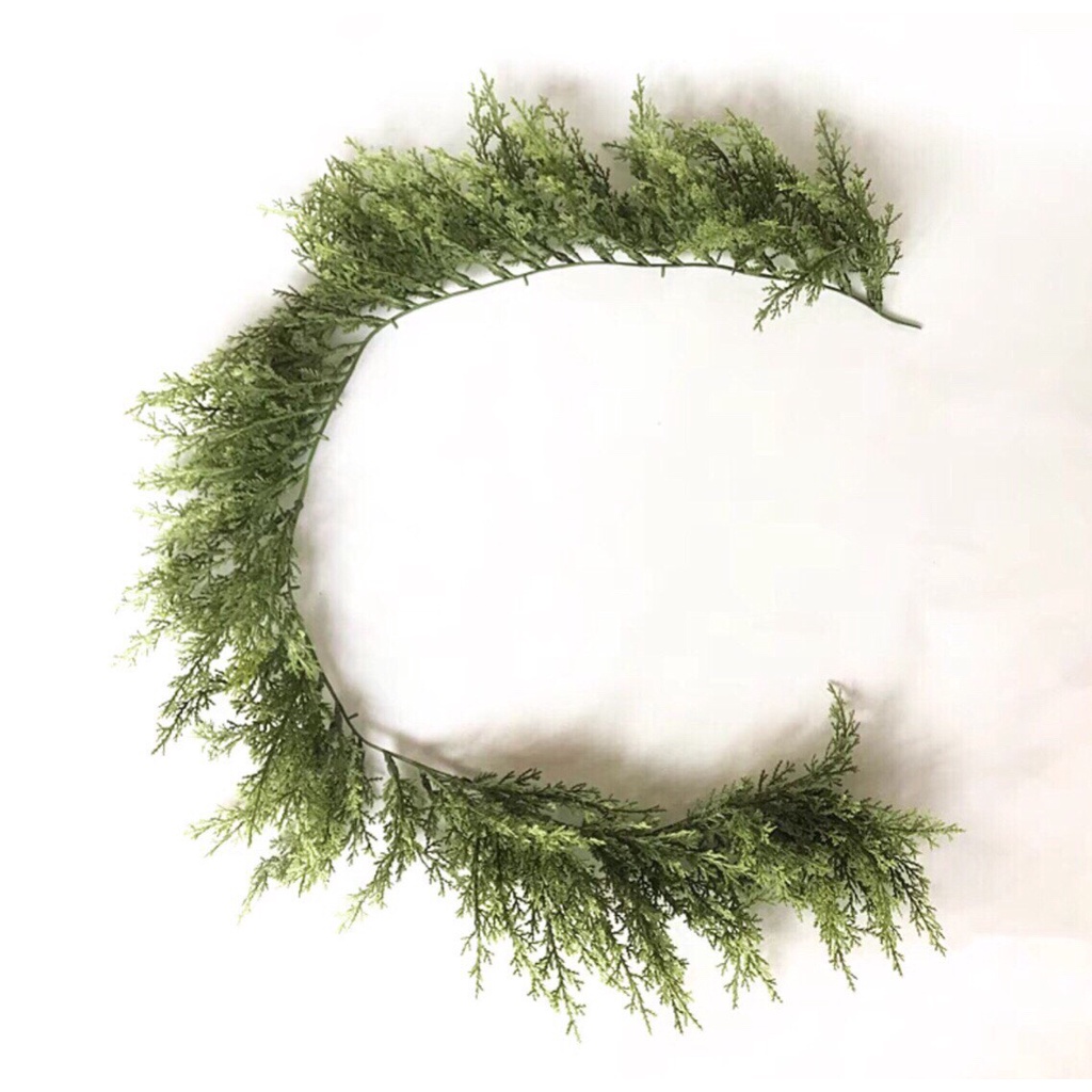Dây thông mỏng trang trí Noel dài 1m80- phụ kiện trang trí Giáng Sinh