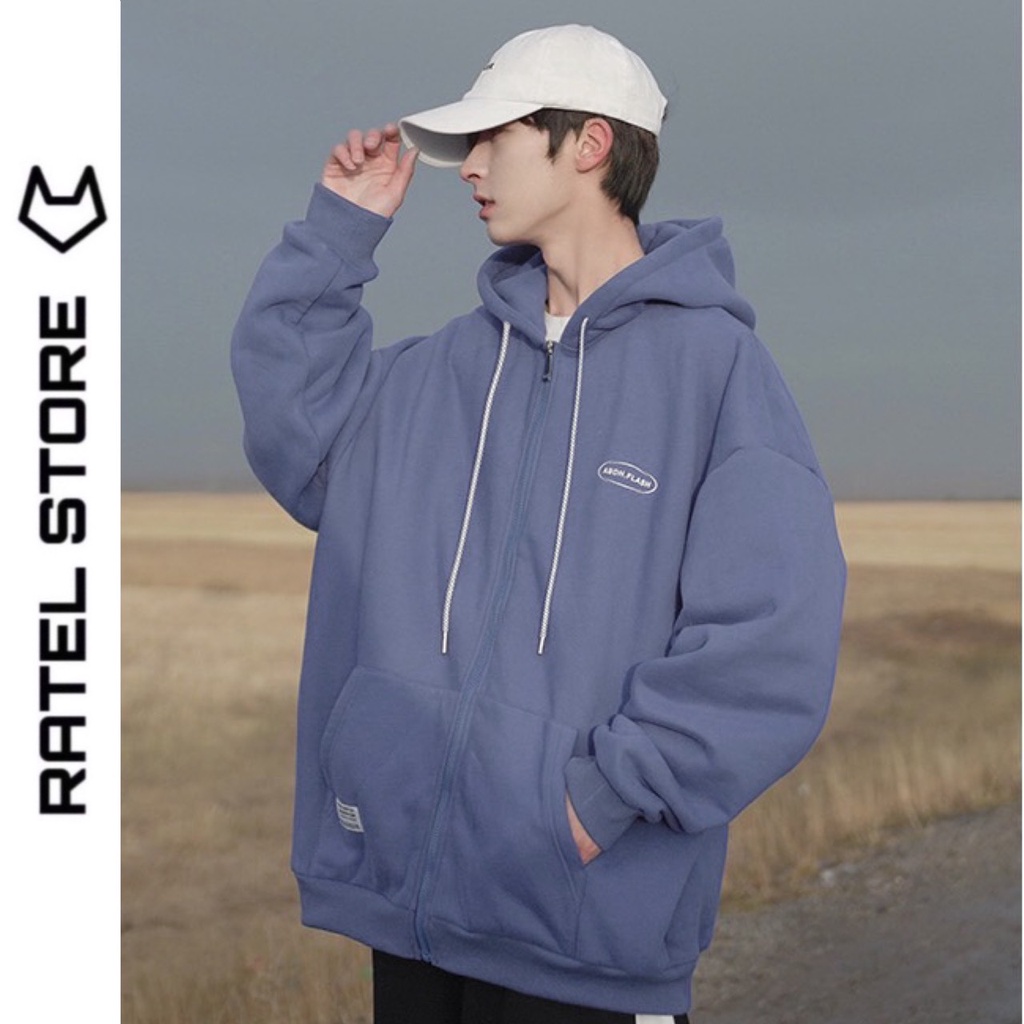 ÁO KHOÁC Local Brand JACKET NỈ BÔNG THU ĐÔNG &quot;ABDH.FLASH &quot; UNISEX NAM NỮ FORM RỘNG