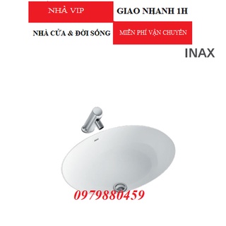 Chậu Rửa Lavabo Inax CHẬU RỬA INAX ĐẶT ÂM BÀN L-2293V Âm Bàn Oval