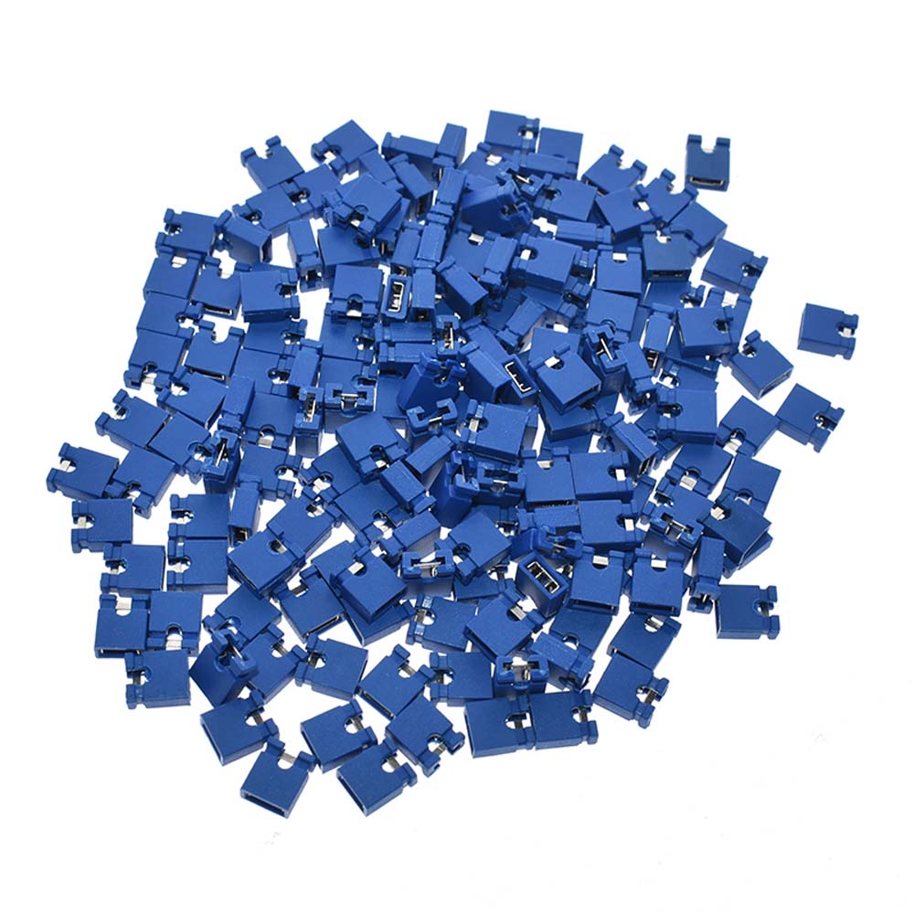 Set 100 đầu nối dạng khối nối ngắn màu đen 2.54MM DIY
