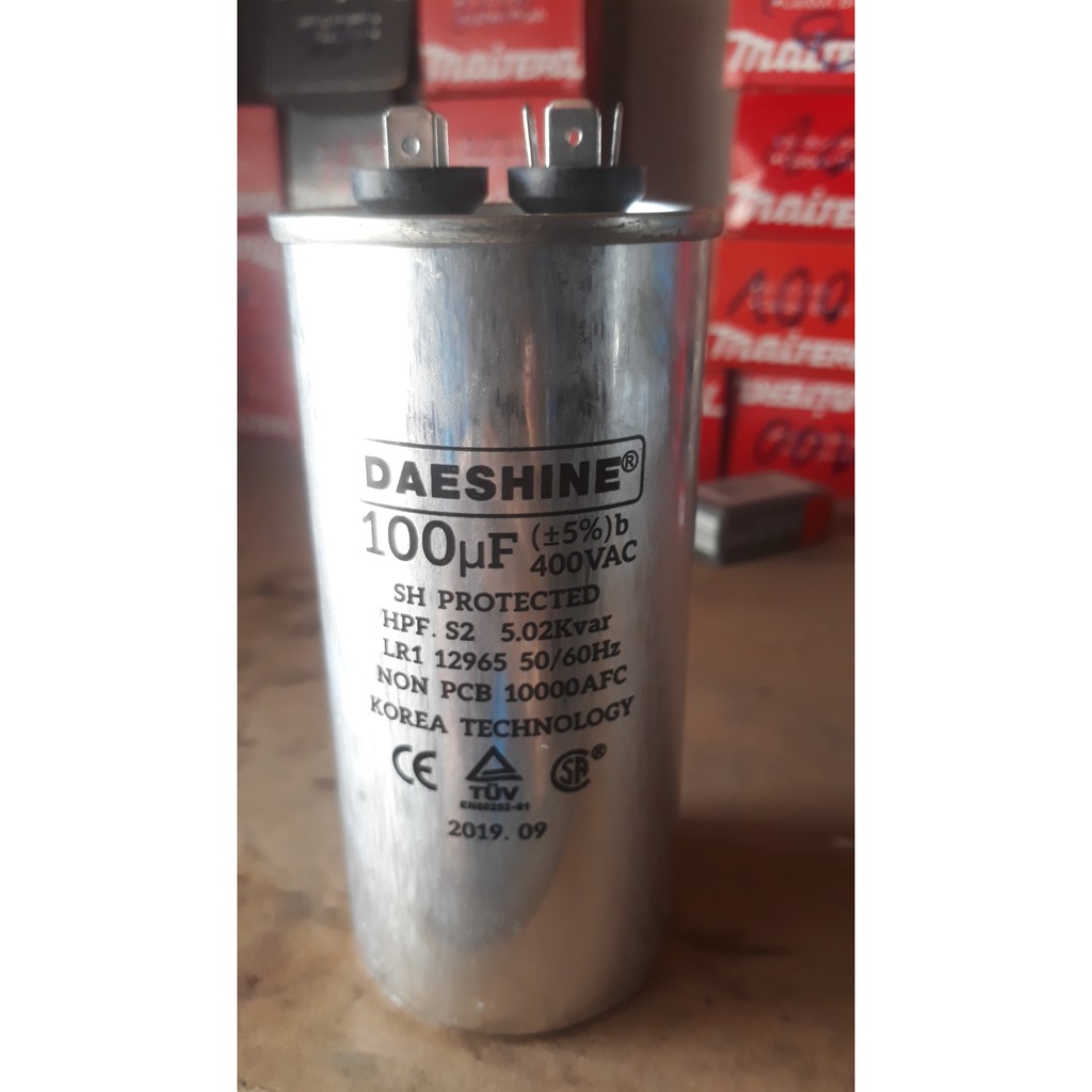 TỤ ĐIỆN 100UF 400V TỤ CAPA 100UF TỤ NHÔM 400V