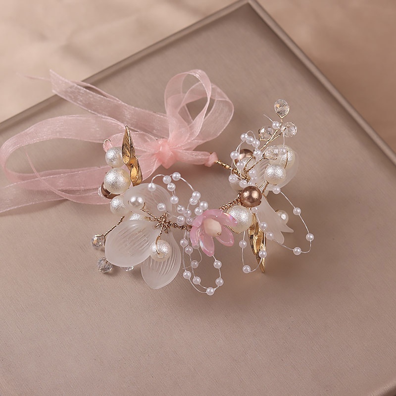 Vương Miện Công Chúa Đính Hoa Cho Bé Gái